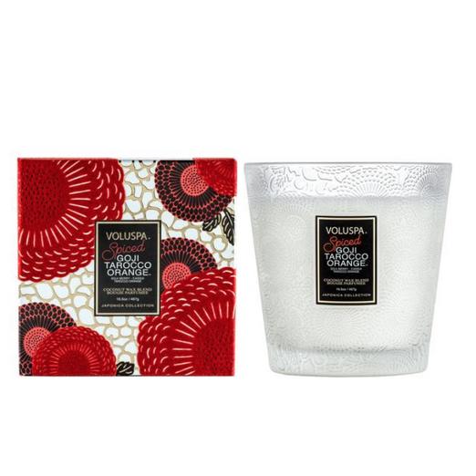 Overview image: Voluspa 2 wick hearth candle boxed