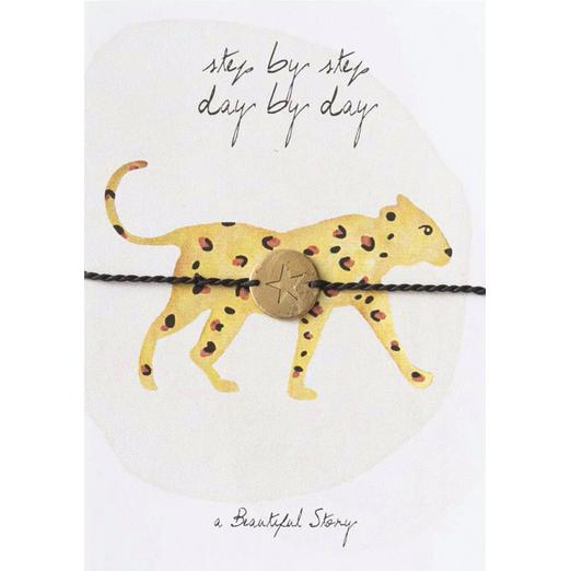 Overview image: A Beautiful Story jewelry postcard leopard