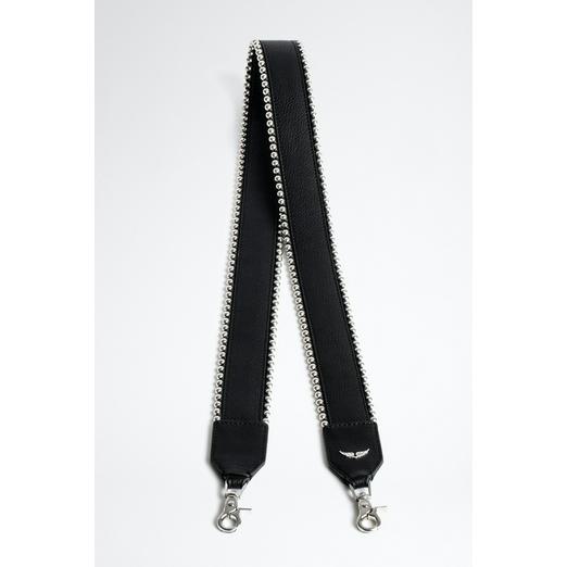 Overview image: Zadig&Voltaire strap grained leather + studs