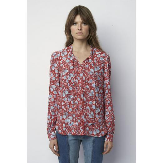 Overview image: Zadig&Voltaire blouse taos flowers field