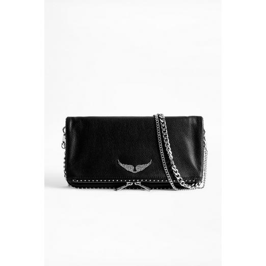 Overview image: Zadig&Voltaire rock grained leather + studs