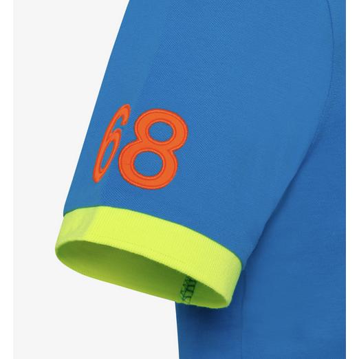 Overview second image: Sun68 polo logo fluo el.